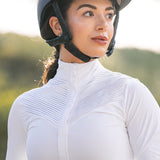 Hannah Childs Ellie Pleated LS Show Shirt - Hannah Childs Lifestyle - Equiluxe Tack