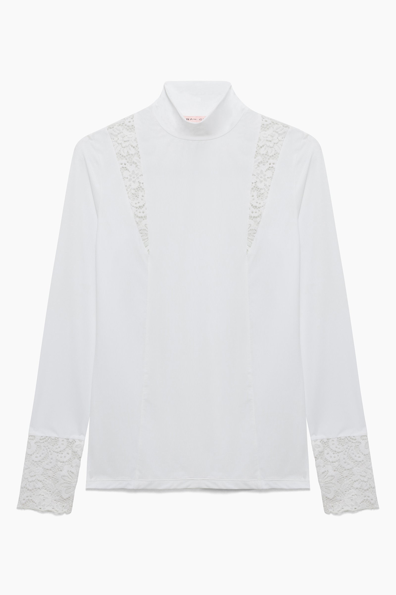 Hannah Childs Farrah Lace Turtleneck Training Top - Equiluxe Tack