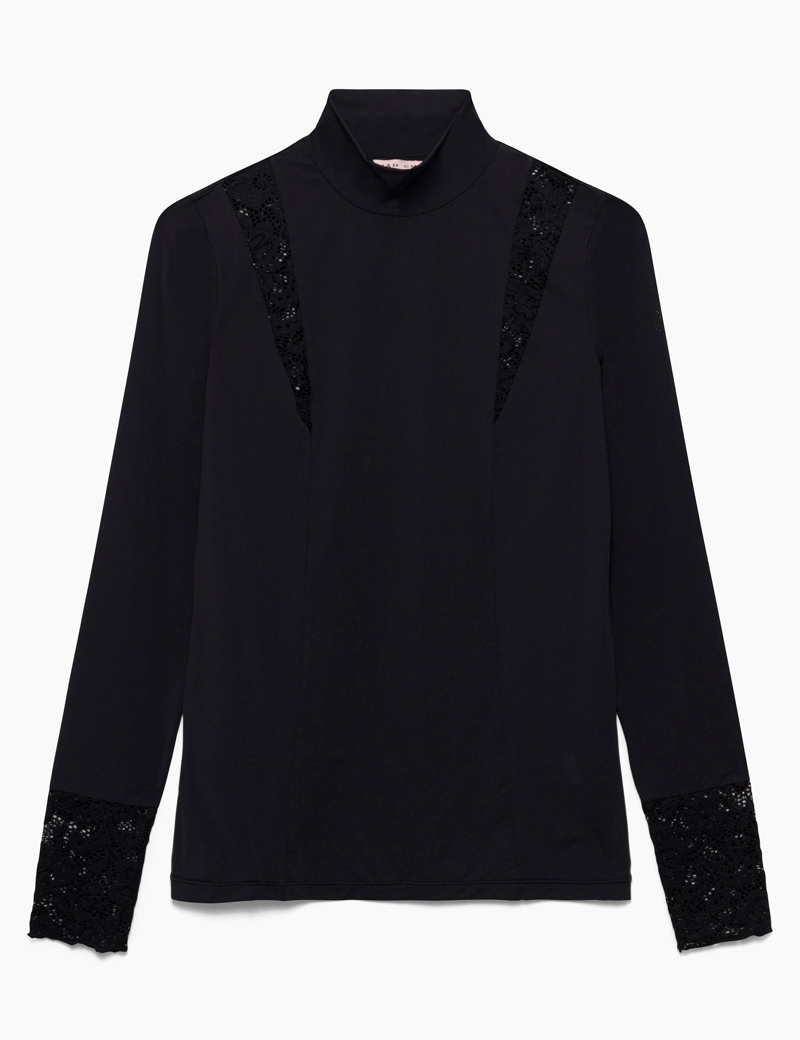 Hannah Childs Farrah Lace Turtleneck Training Top - Equiluxe Tack