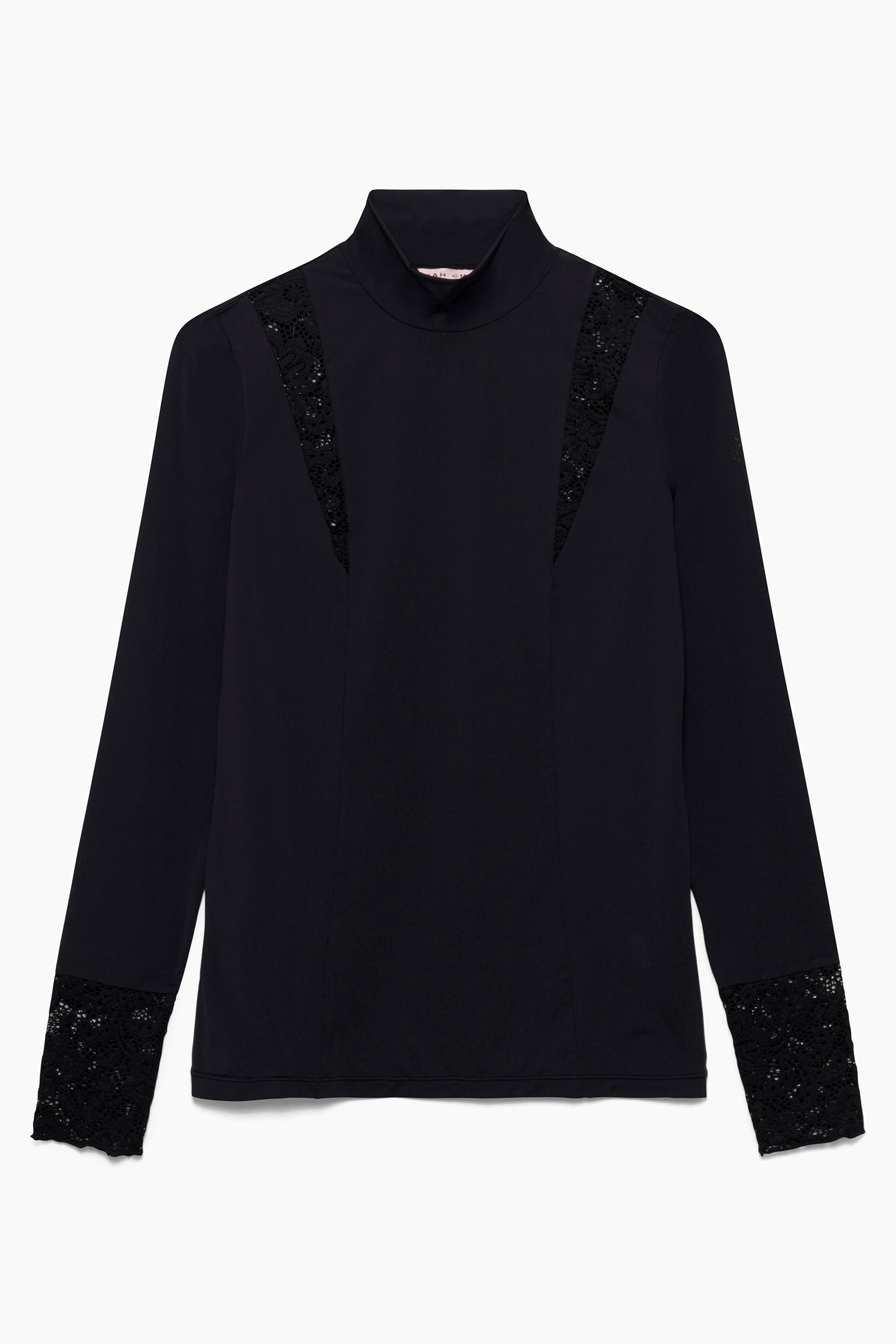 Hannah Childs Farrah Lace Turtleneck Training Top - Equiluxe Tack