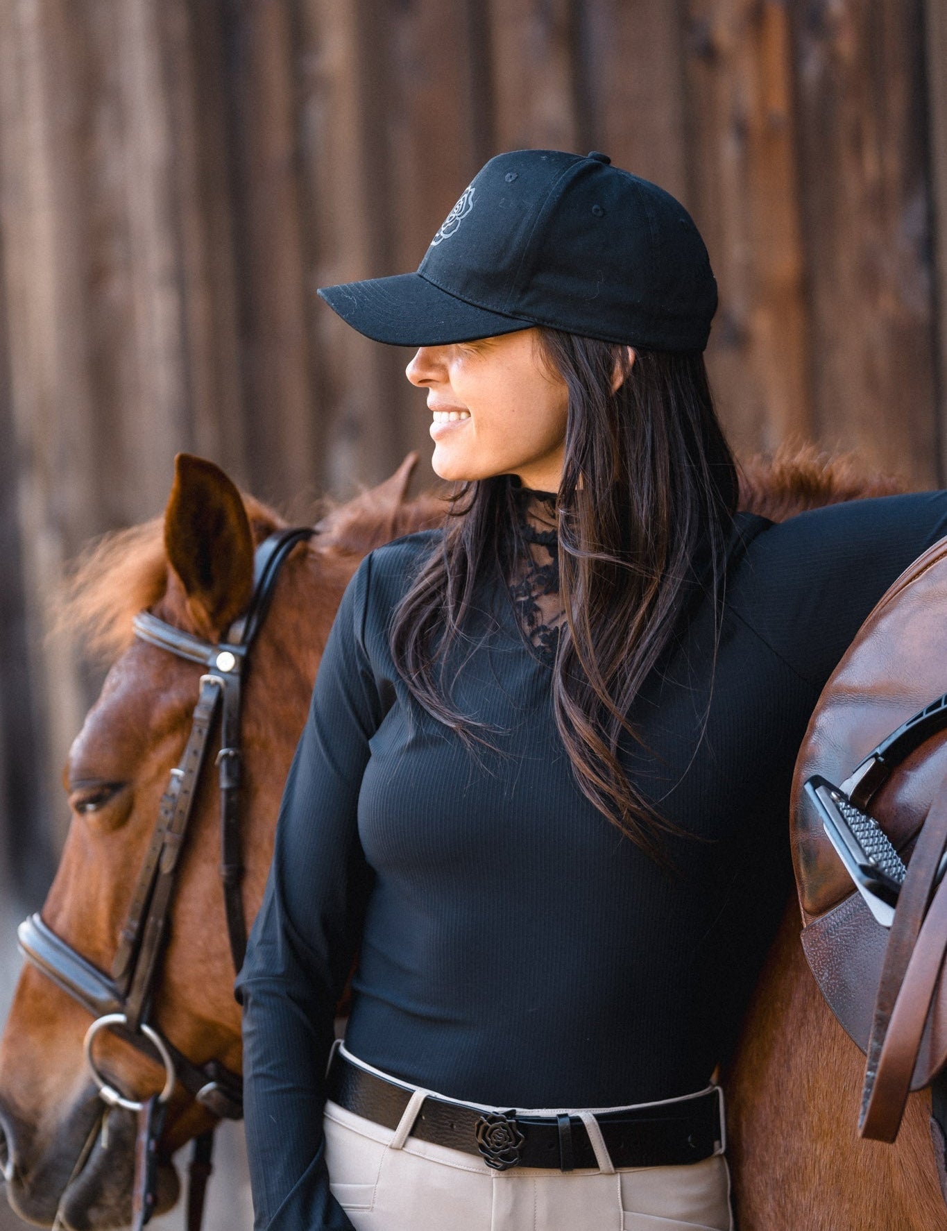 Hannah Childs Izzy Lace LS Tech Top - Hannah Childs Lifestyle - Equiluxe Tack