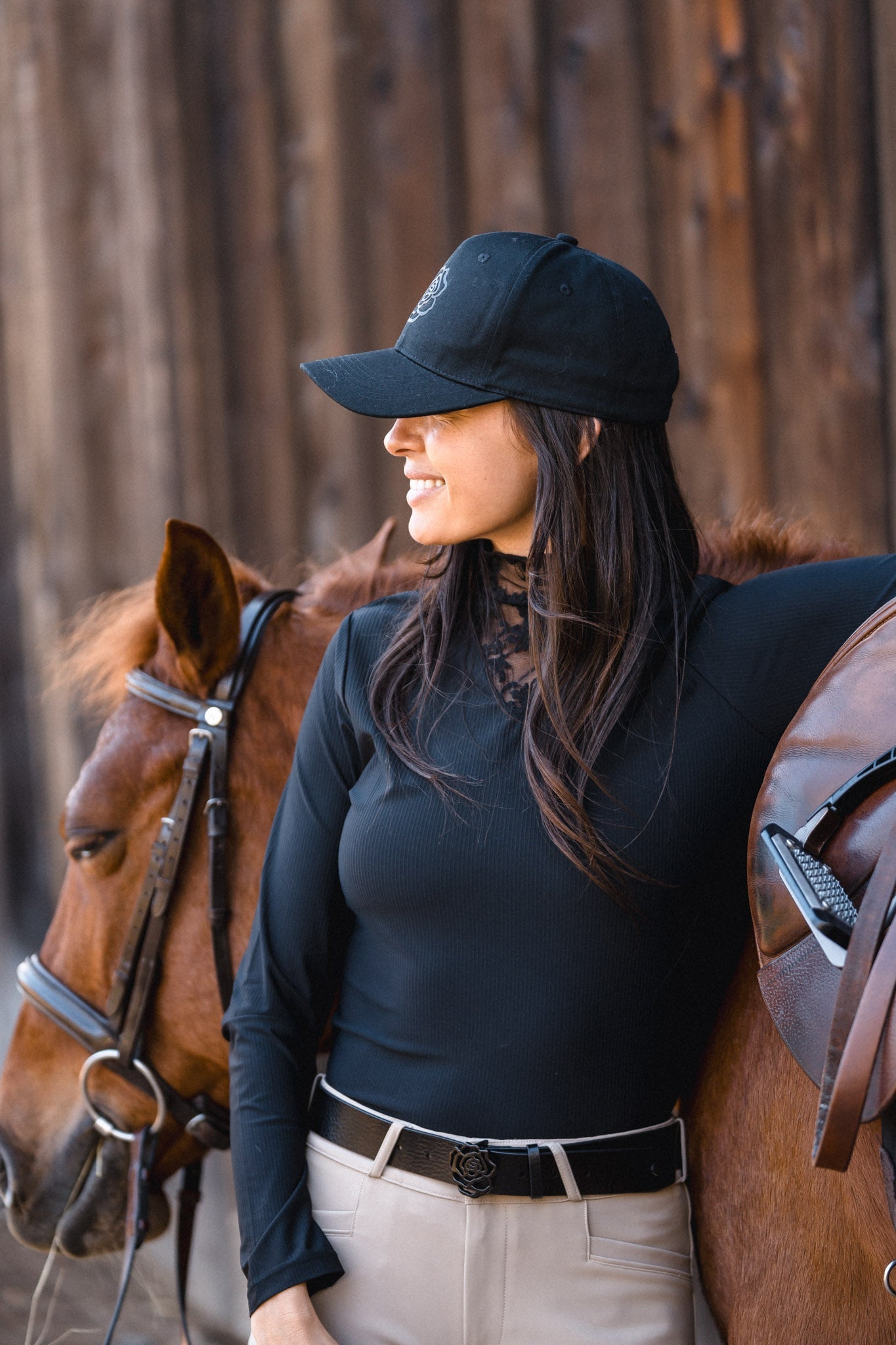 Hannah Childs Izzy Lace LS Tech Top - Hannah Childs Lifestyle - Equiluxe Tack