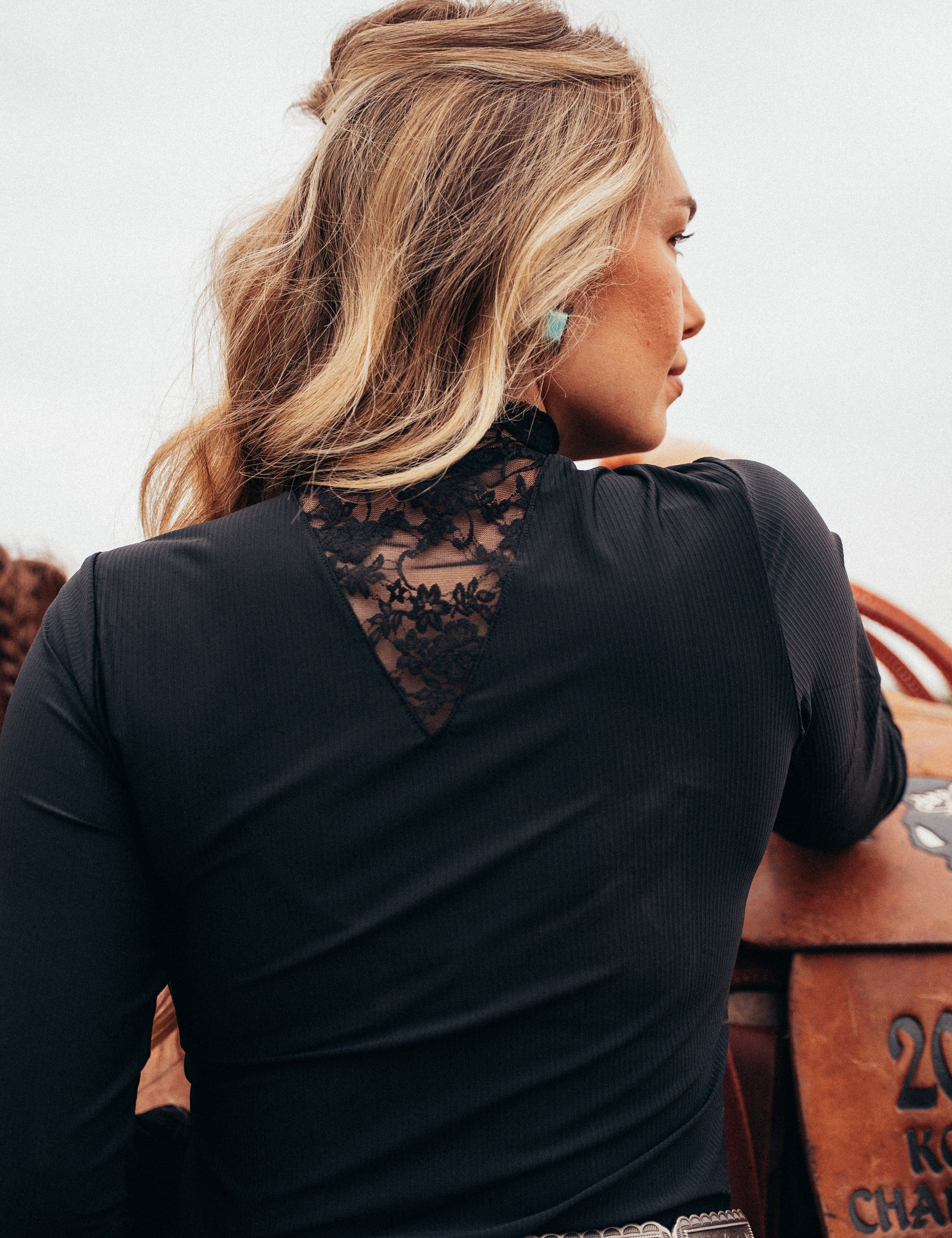 Hannah Childs Izzy Lace LS Tech Top - Hannah Childs Lifestyle - Equiluxe Tack