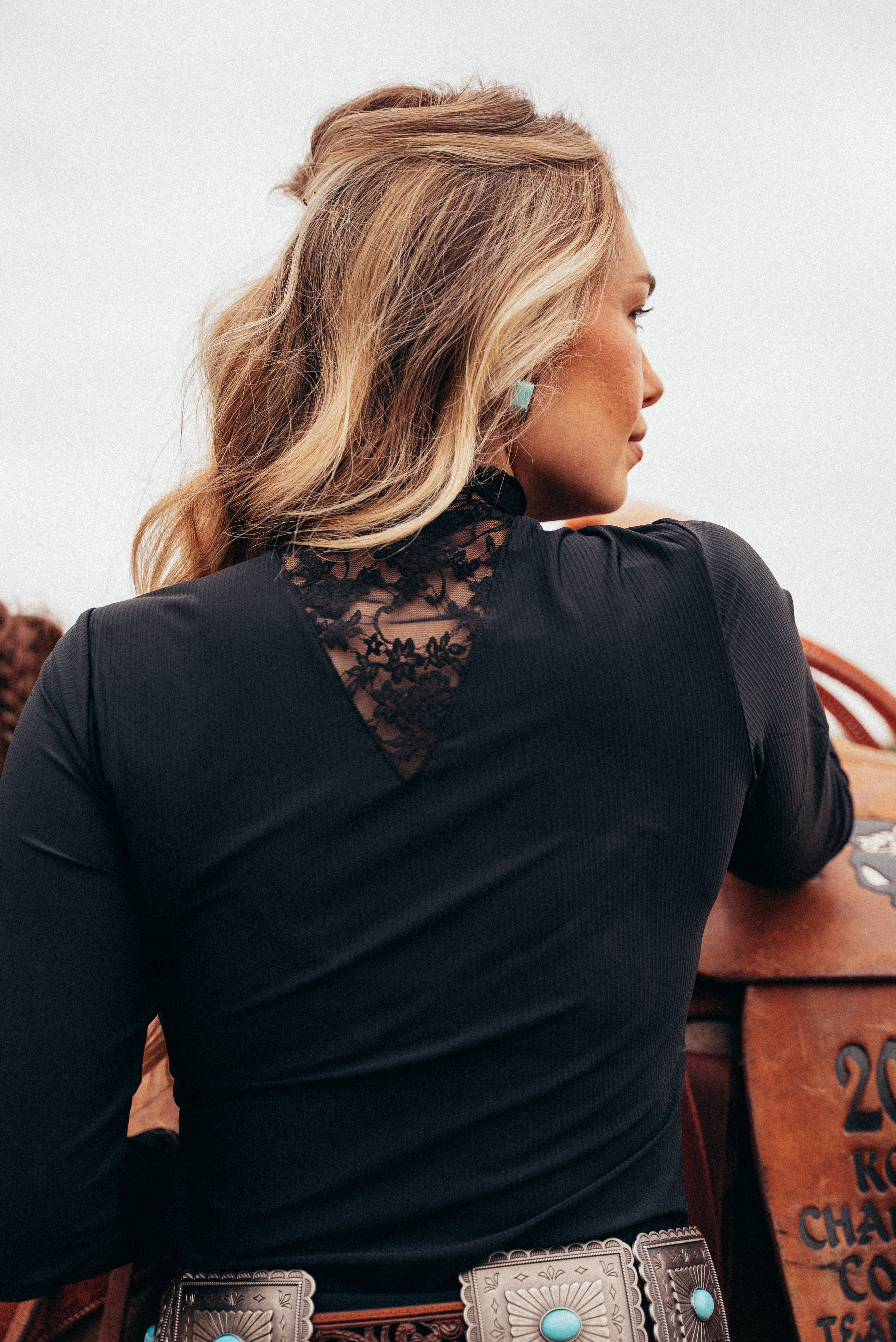Hannah Childs Izzy Lace LS Tech Top - Hannah Childs Lifestyle - Equiluxe Tack
