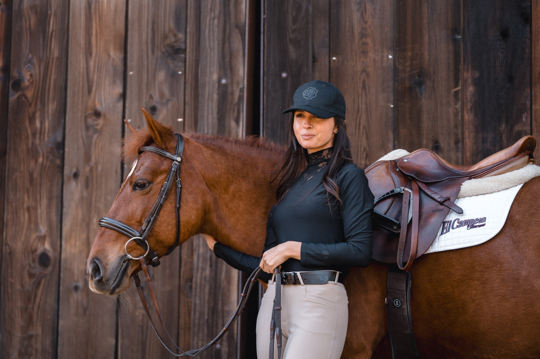 Hannah Childs Izzy Lace LS Tech Top - Hannah Childs Lifestyle - Equiluxe Tack