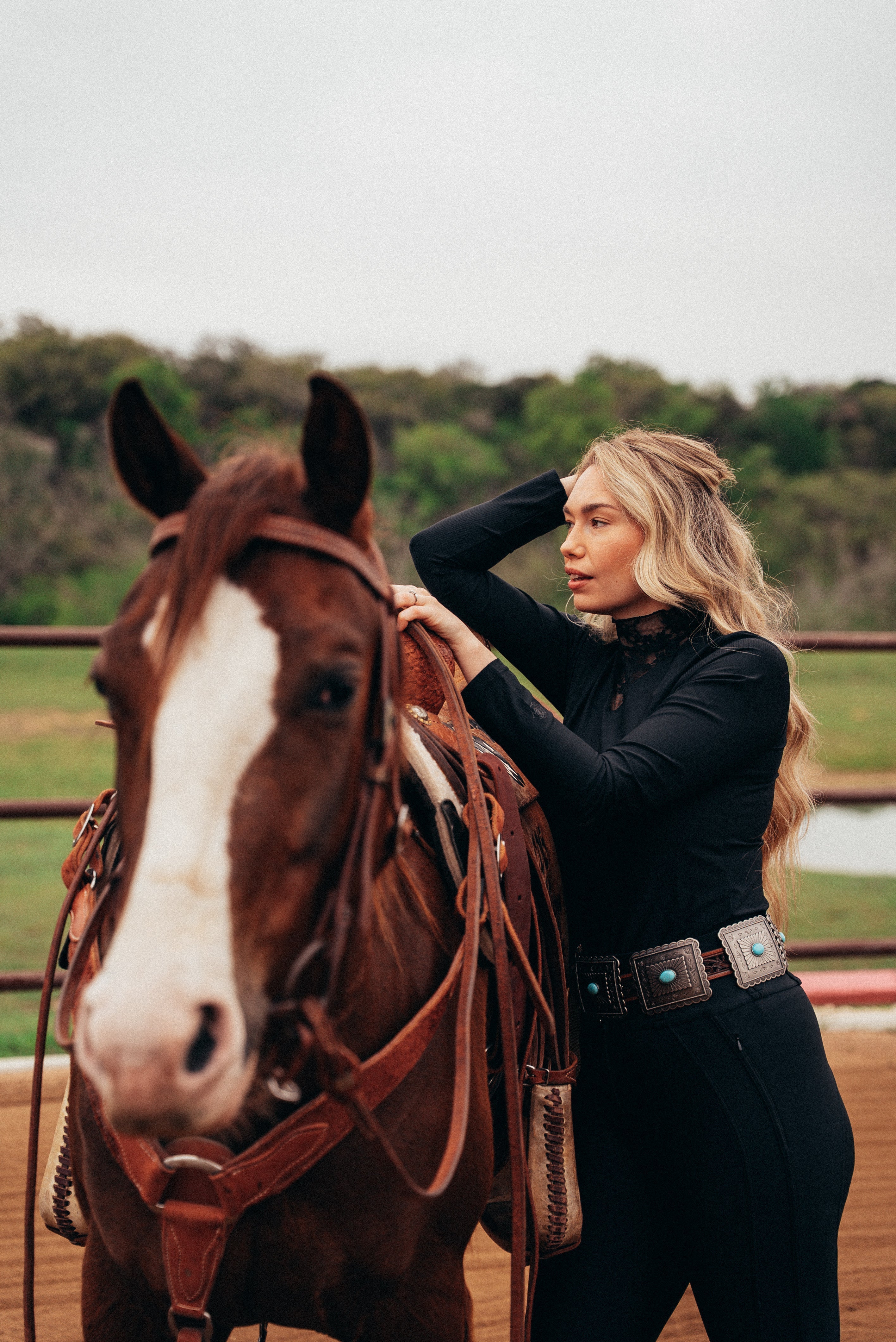 Hannah Childs Izzy Lace LS Tech Top - Hannah Childs Lifestyle - Equiluxe Tack