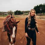 Hannah Childs Izzy Lace LS Tech Top - Hannah Childs Lifestyle - Equiluxe Tack