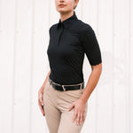 Hannah Childs Jade Air Stripe Polo - Equiluxe Tack