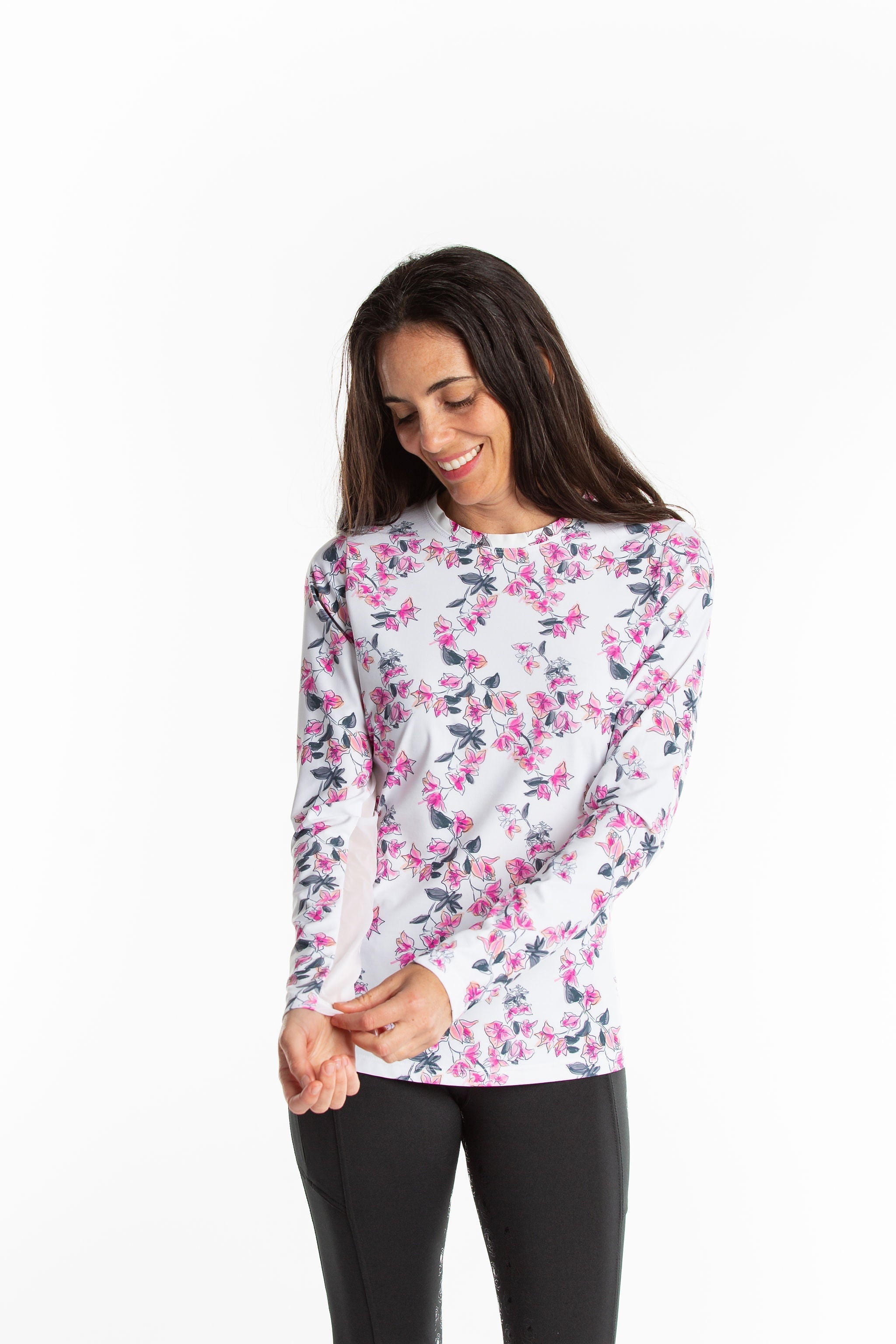 Hannah Childs Janelle Long Sleeve Mesh Tee - Hannah Childs Lifestyle - Equiluxe Tack