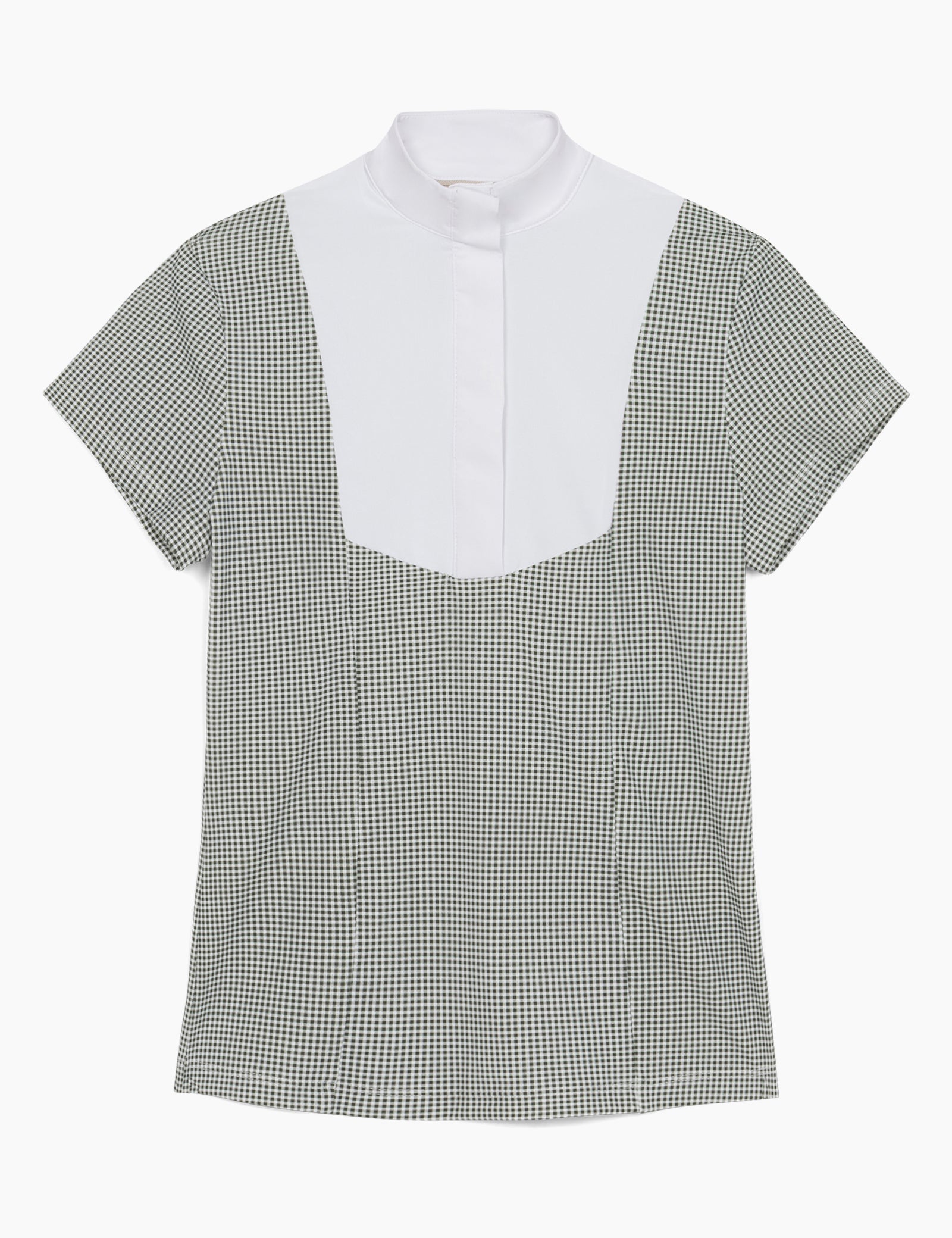 Hannah Childs Kid's Lauryn Gingham Short Sleeve Show Shirt - Equiluxe Tack