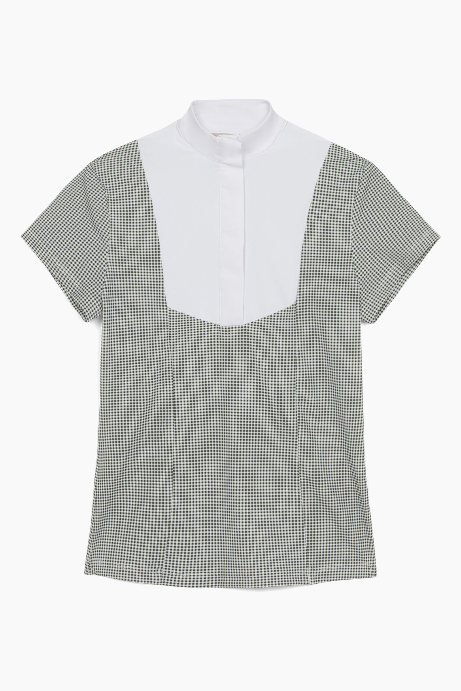 Hannah Childs Kid's Lauryn Gingham Short Sleeve Show Shirt - Equiluxe Tack