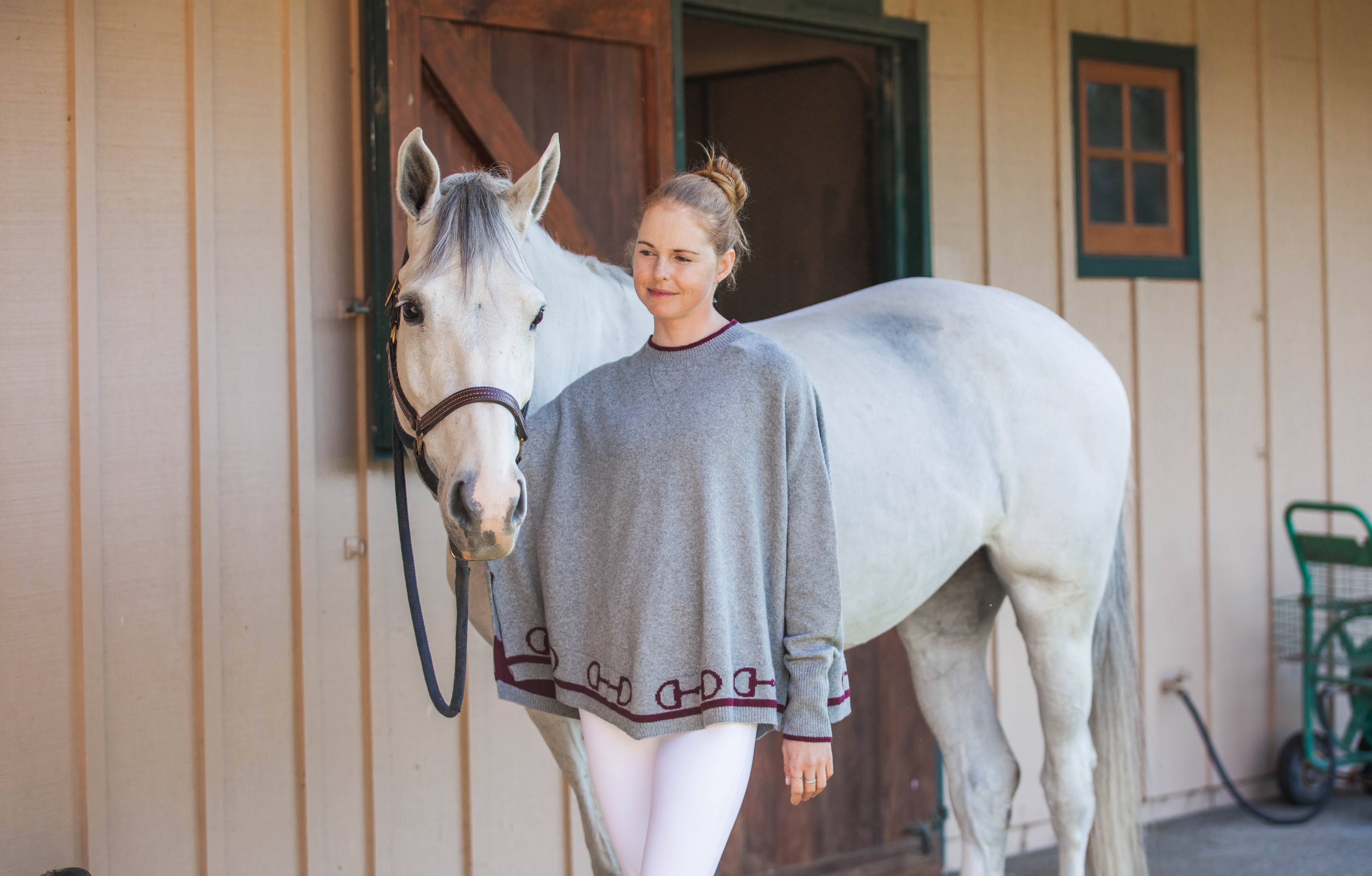 Hannah Childs Kristina Bit Poncho with Sleeves - Hannah Childs Lifestyle - Equiluxe Tack