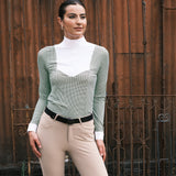 Hannah Childs Luna Gingham Long Sleeve Show Shirt - Equiluxe Tack