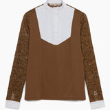 Hannah Childs Luna Lace Long Sleeve Show Shirt - Equiluxe Tack