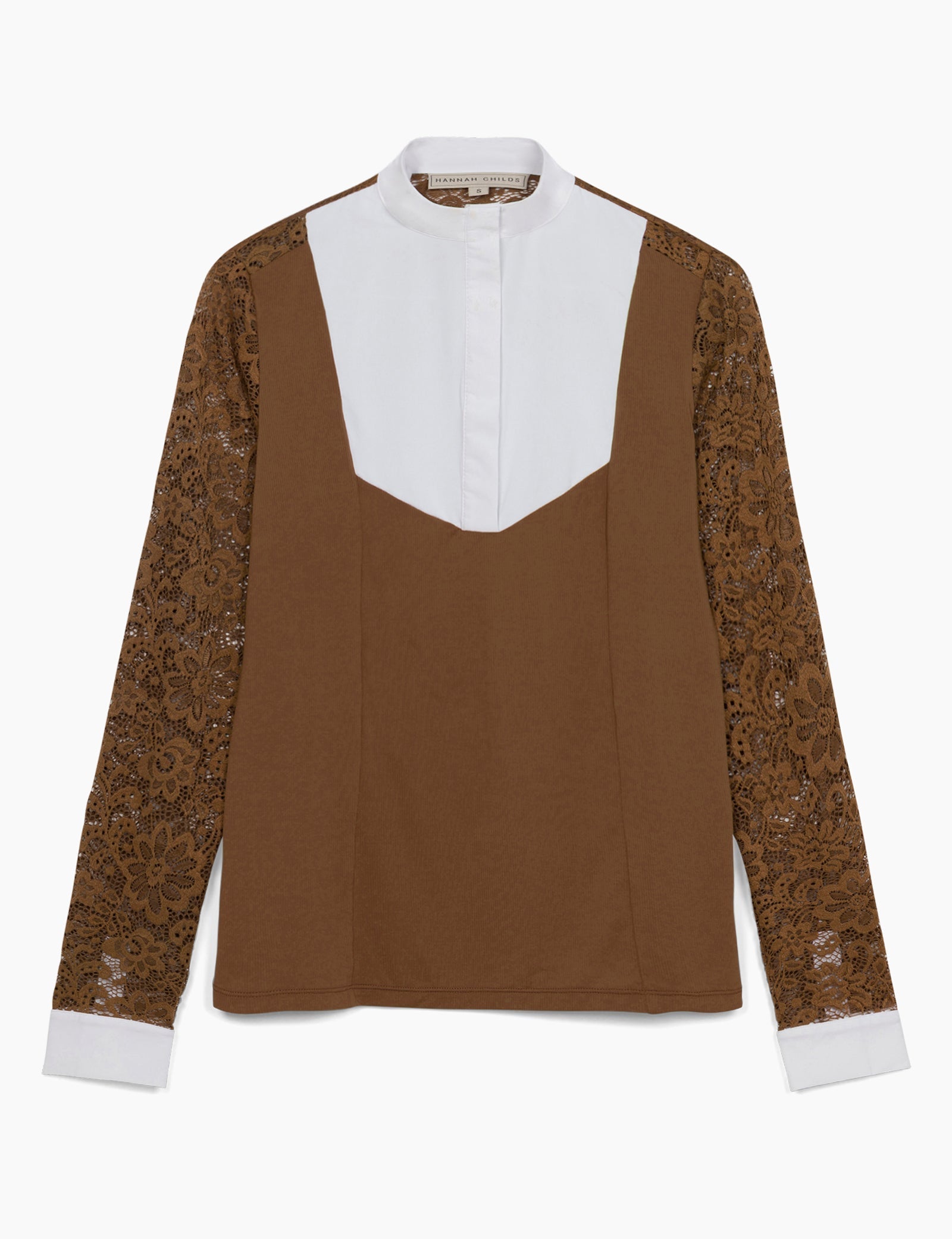 Hannah Childs Luna Lace Long Sleeve Show Shirt - Equiluxe Tack