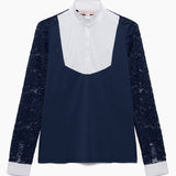 Hannah Childs Luna Lace Long Sleeve Show Shirt - Equiluxe Tack