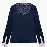 Hannah Childs Luna Lace Long Sleeve Show Shirt - Equiluxe Tack