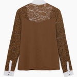 Hannah Childs Luna Lace Long Sleeve Show Shirt - Equiluxe Tack