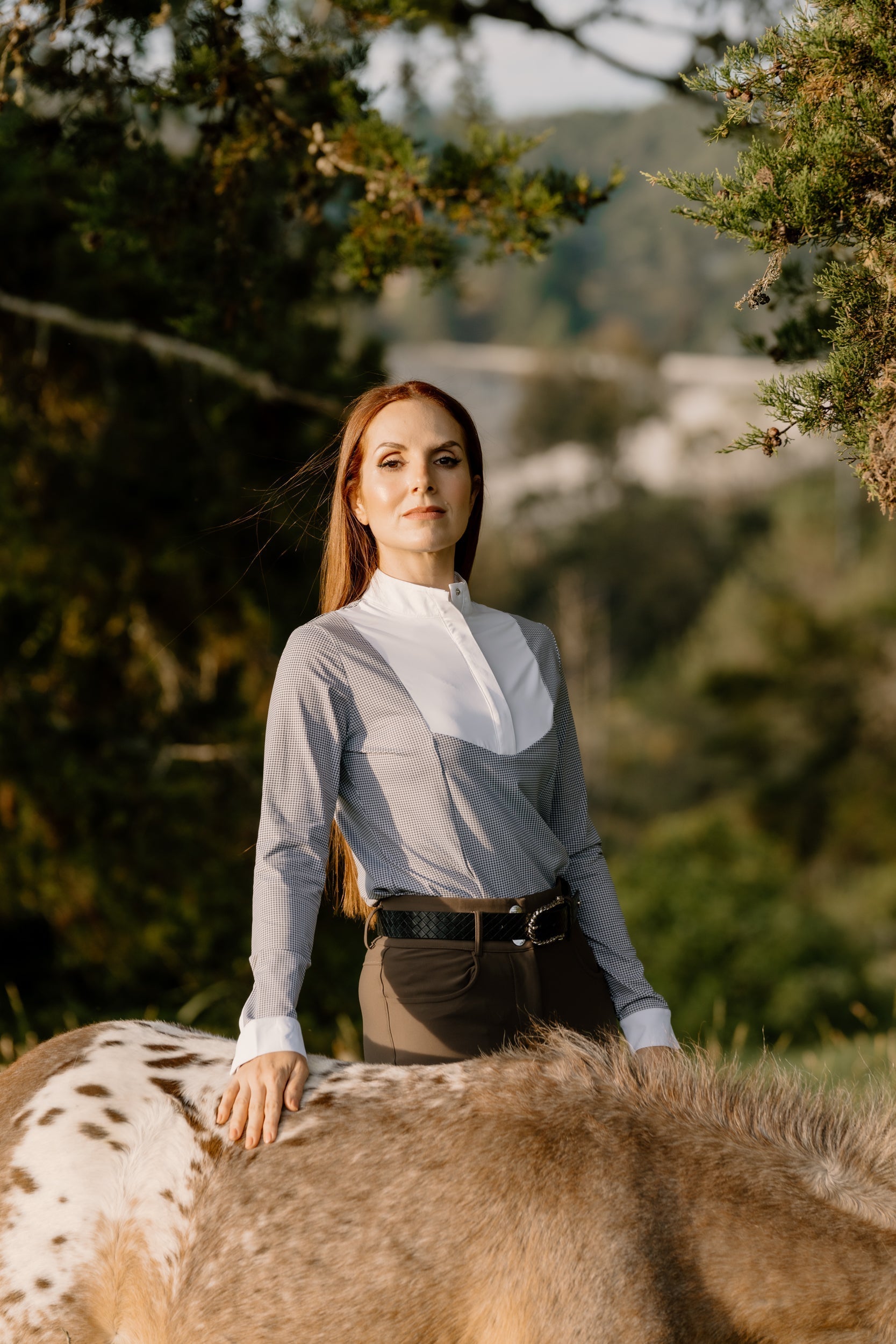 Hannah Childs Luna Long Sleeve Show Shirt - Hannah Childs Lifestyle - Equiluxe Tack