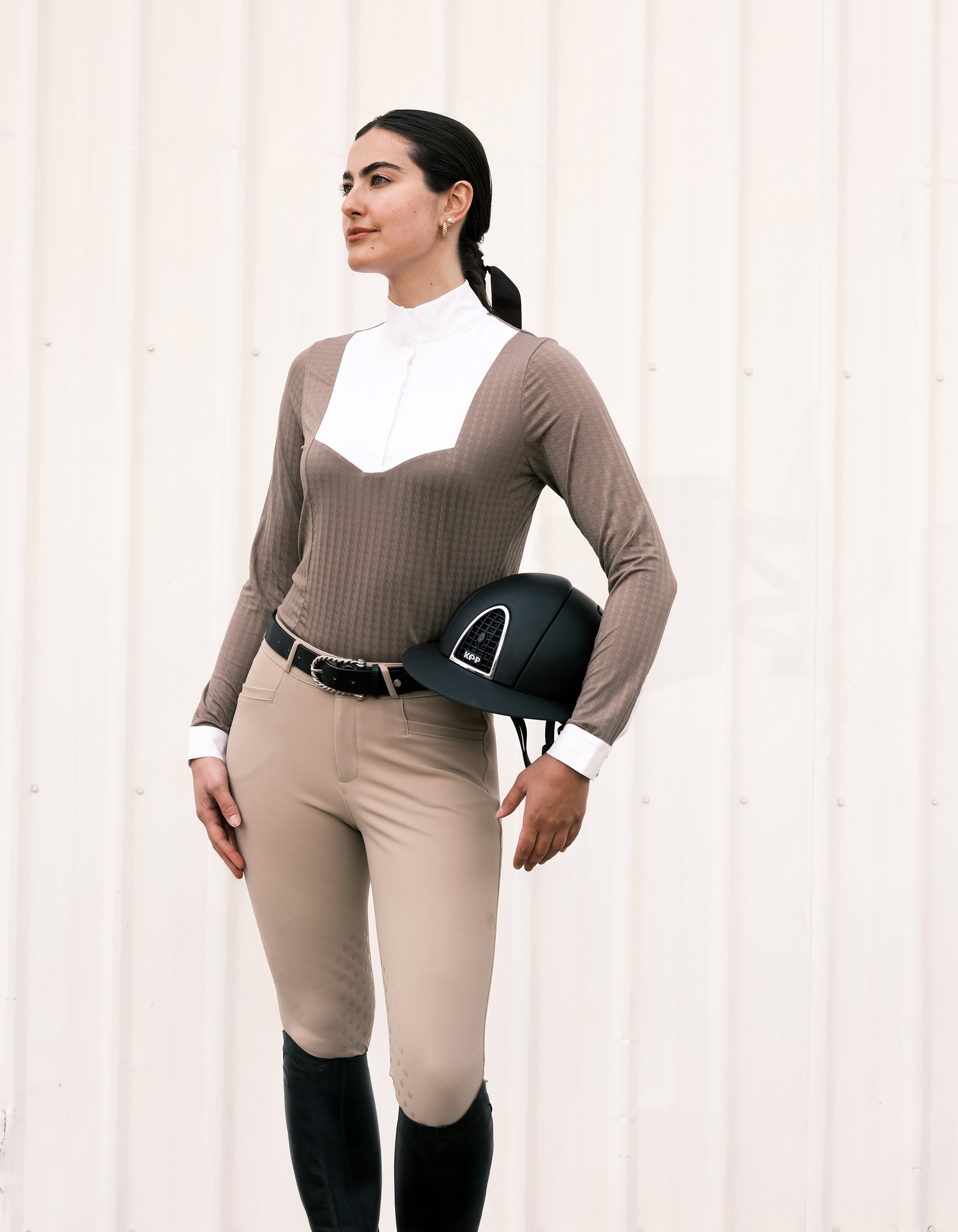 Hannah Childs Luna Long Sleeve Show Shirt - Equiluxe Tack