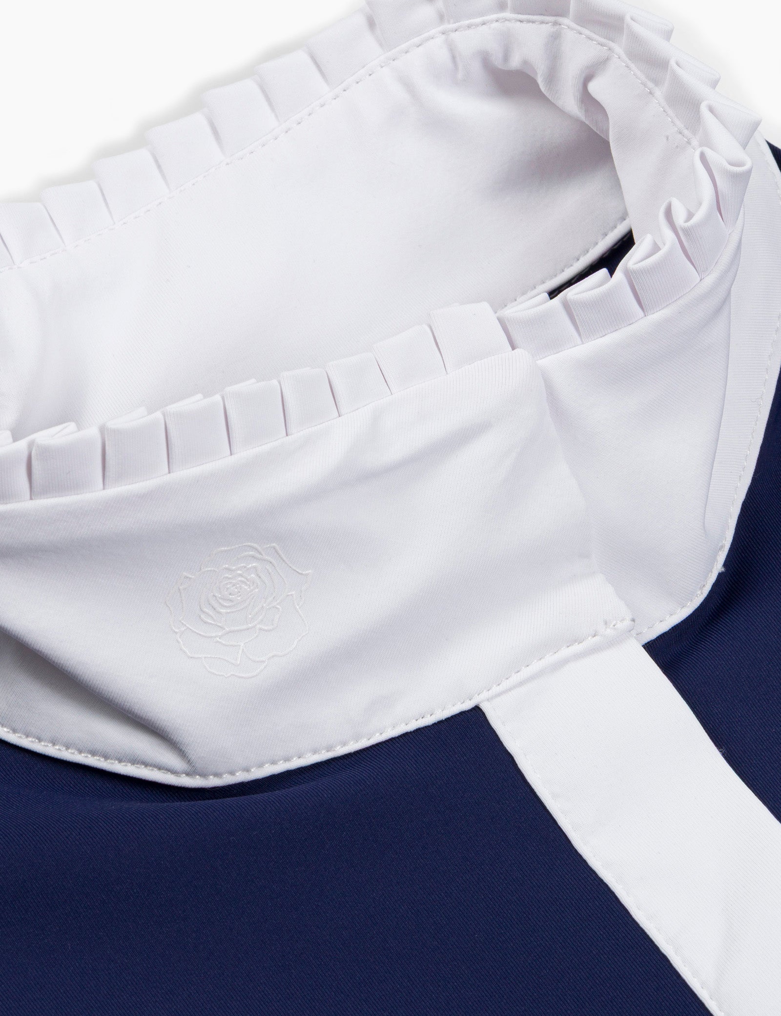 Hannah Childs Rachel Ruffle Short Sleeve Show Shirt - Hannah Childs Lifestyle - Equiluxe Tack