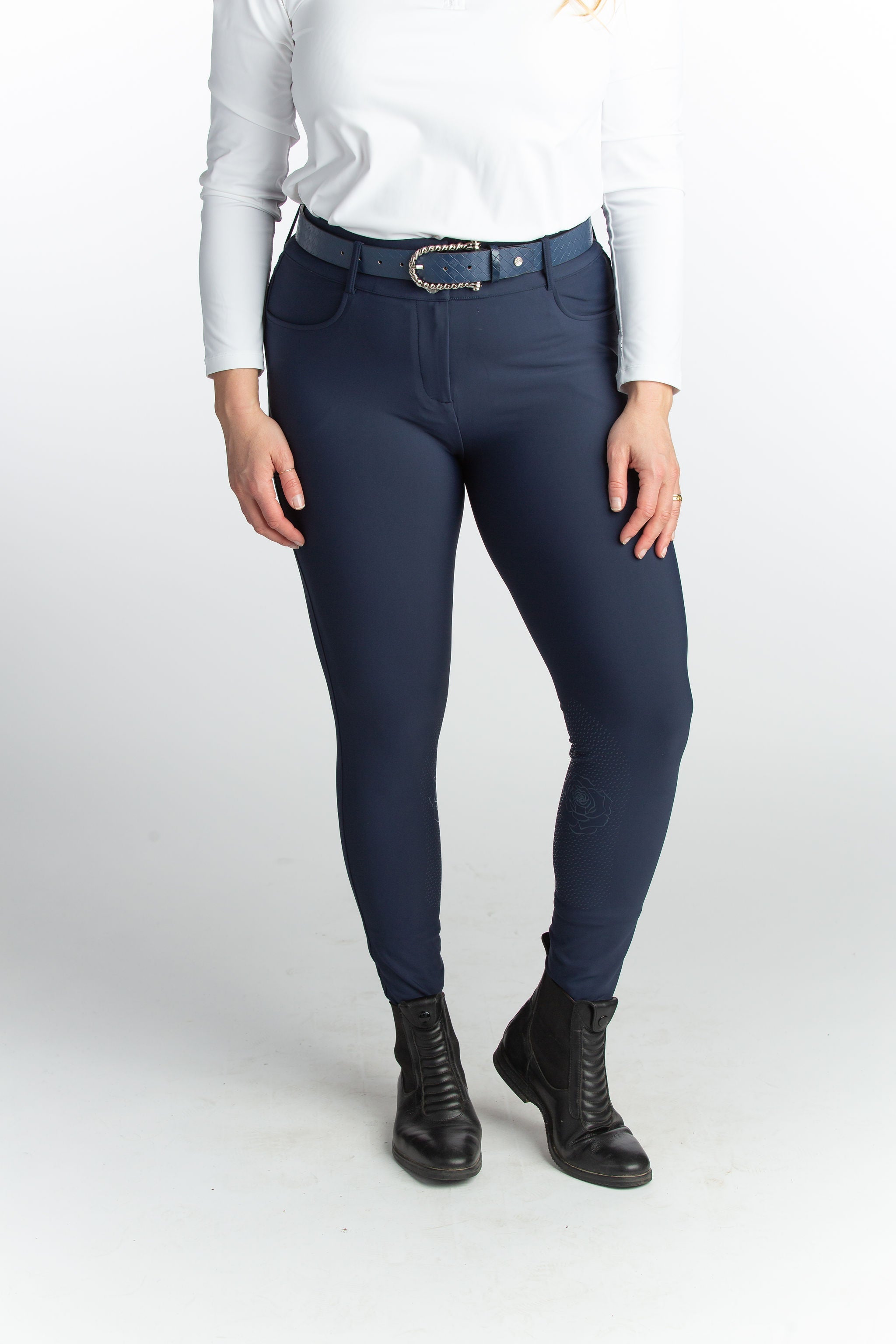 Hannah Childs Ramy High Rise Knee Patch Breech - Hannah Childs Lifestyle - Equiluxe Tack