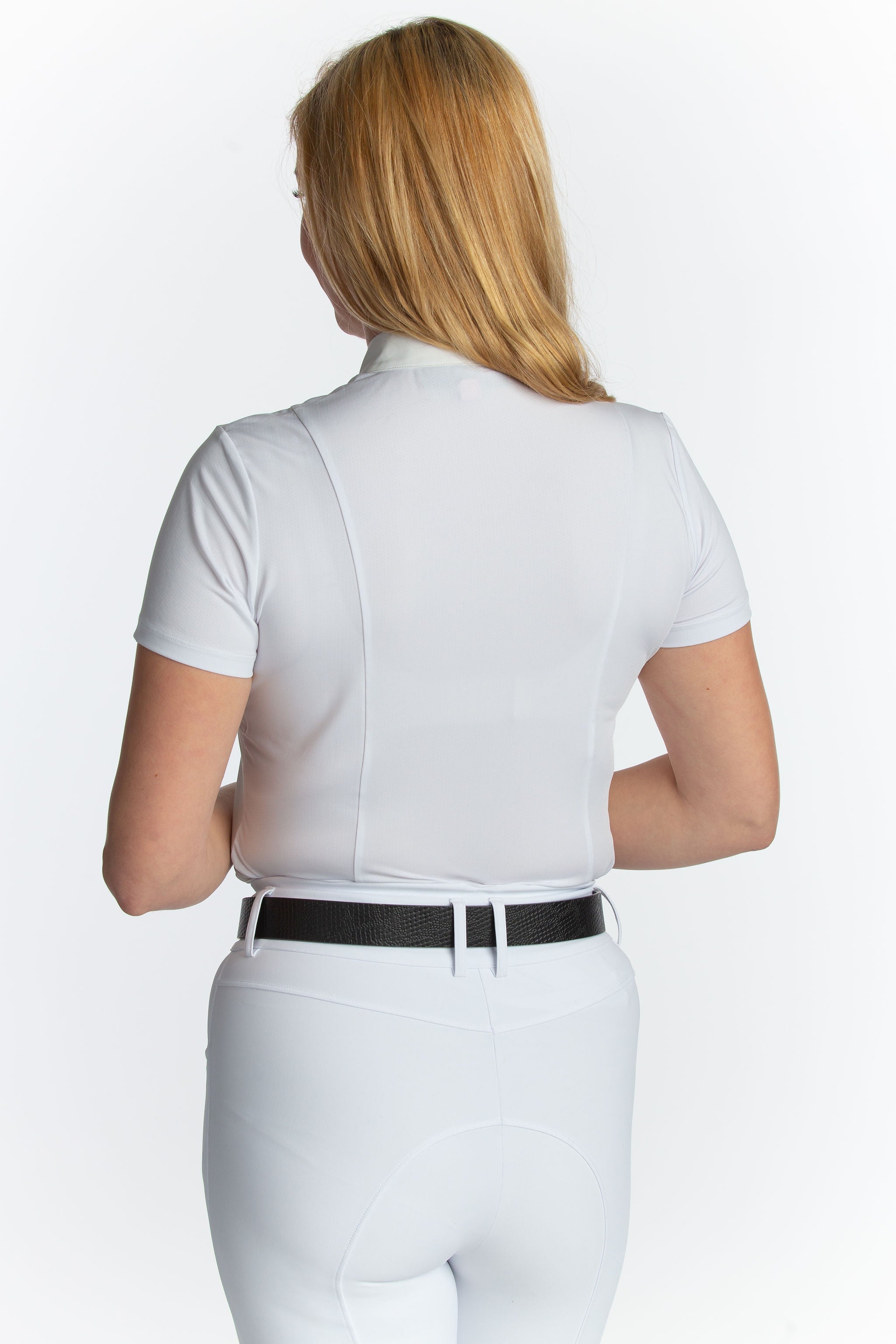 Hannah Childs Raya Crystal Short Sleeve Show Shirt - Hannah Childs Lifestyle - Equiluxe Tack