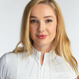 Hannah Childs Raya Crystal Short Sleeve Show Shirt - Hannah Childs Lifestyle - Equiluxe Tack