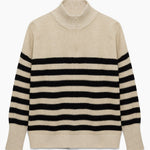 Hannah Childs Sassy Boyfriend Stripe 1/4 Zip Sweater - Hannah Childs Lifestyle - Equiluxe Tack