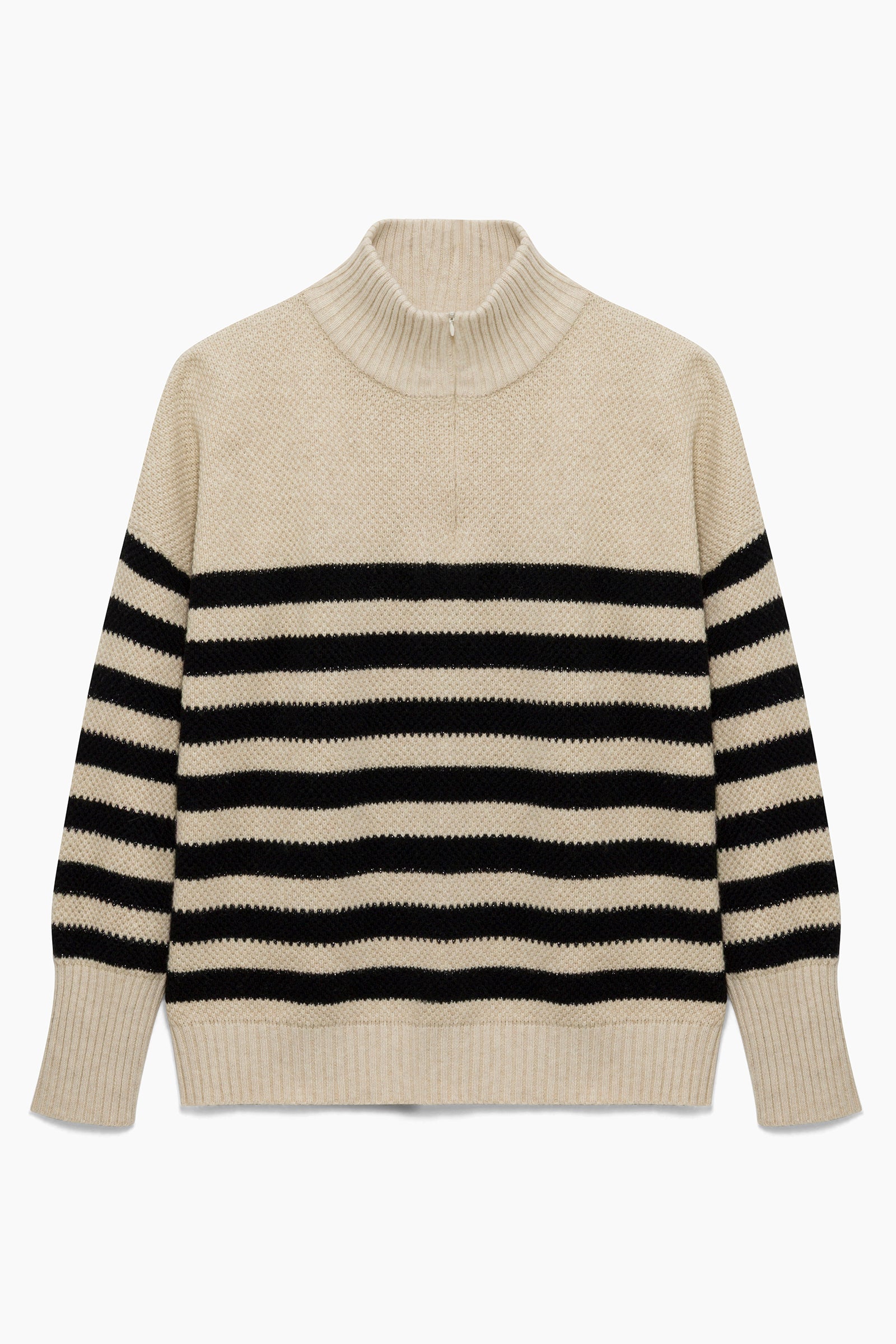 Hannah Childs Sassy Boyfriend Stripe 1/4 Zip Sweater - Hannah Childs Lifestyle - Equiluxe Tack