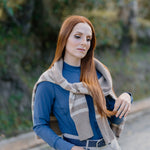 Hannah Childs Sassy Boyfriend Stripe 1/4 Zip Sweater - Hannah Childs Lifestyle - Equiluxe Tack