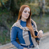 Hannah Childs Sassy Boyfriend Stripe 1/4 Zip Sweater - Hannah Childs Lifestyle - Equiluxe Tack