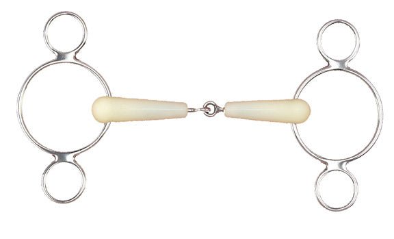 Happy Mouth® 2 Ring Jointed Mouth Gag Bit - Equiluxe Tack