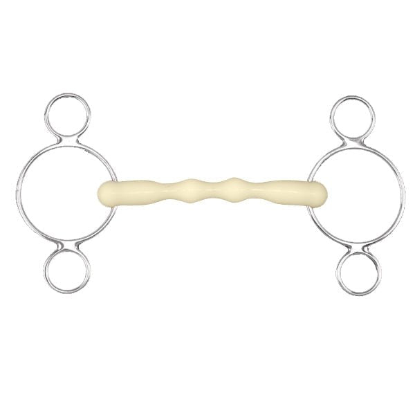 Happy Mouth® 2-Ring Shaped Mullen Mouth Gag Bit - Equiluxe Tack