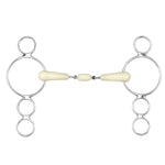 Happy Mouth® 3-Ring Double Jointed Mouth Gag Bit - Equiluxe Tack