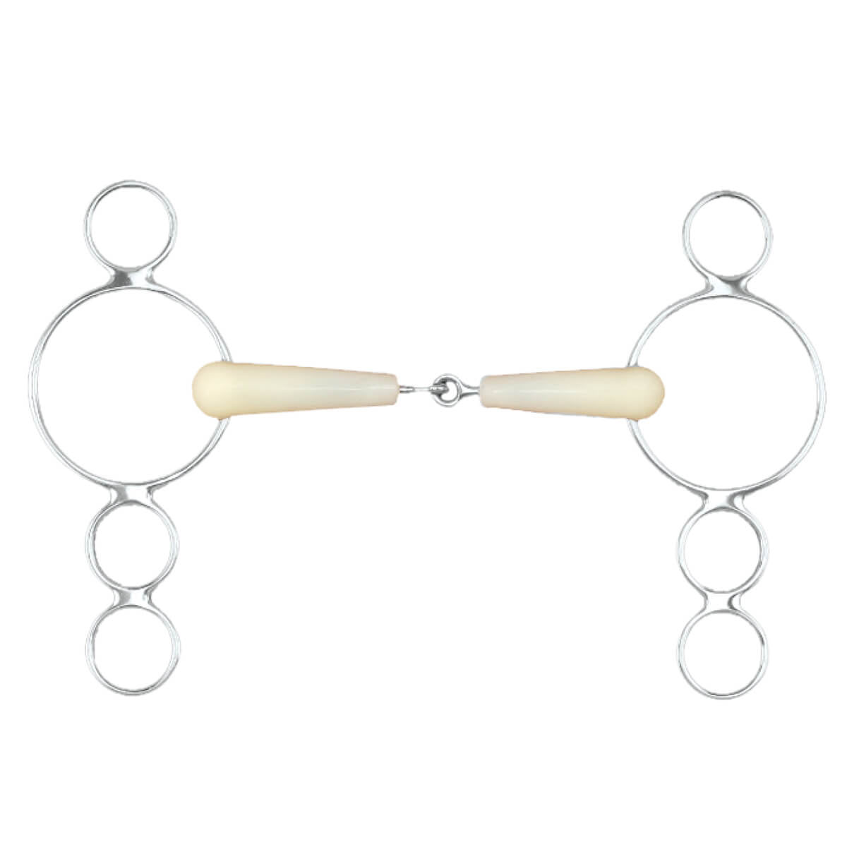 Happy Mouth® 3-Ring Jointed Mouth Gag Bit - Equiluxe Tack