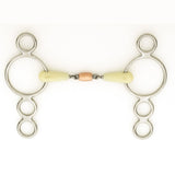 Happy Mouth® 3-Ring Pessoa™ Copper Roller Mouth Gag - Equiluxe Tack