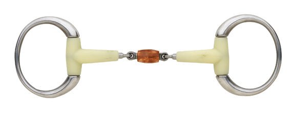 Happy Mouth® Contour Copper Roller Round Eggbutt Bit - Equiluxe Tack