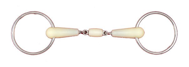 Happy Mouth® Double Jointed Loose Ring with Roller Mouth Bit - Equiluxe Tack