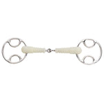 Happy Mouth® Jointed Ribbed Mouth Loop Ring Gag Bit - Equiluxe Tack