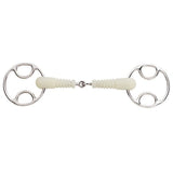 Happy Mouth® Jointed Ribbed Mouth Loop Ring Gag Bit - Equiluxe Tack