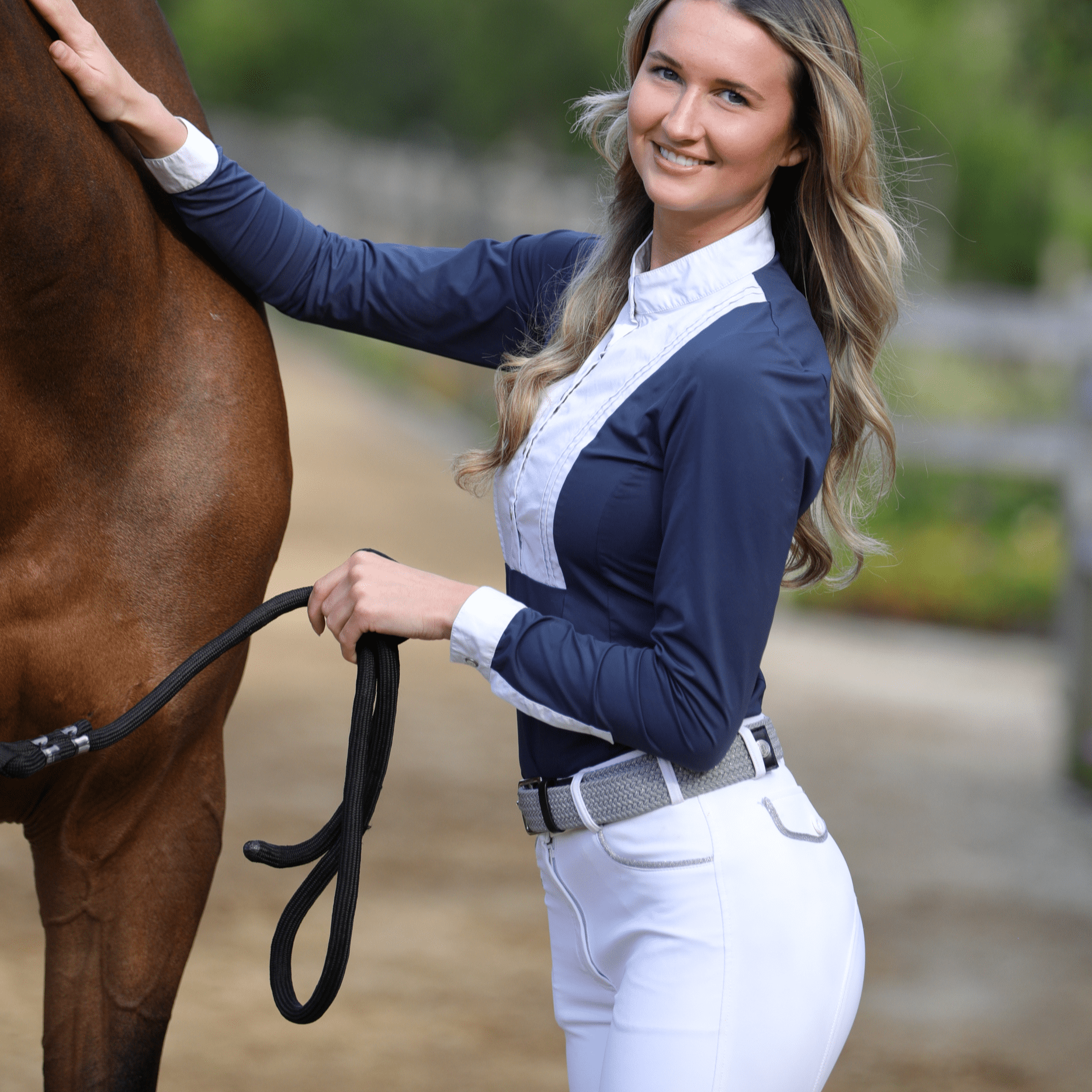 Harcour Ally Womens Long Sleeve Competition Shirt - Harcour USA - Equiluxe Tack