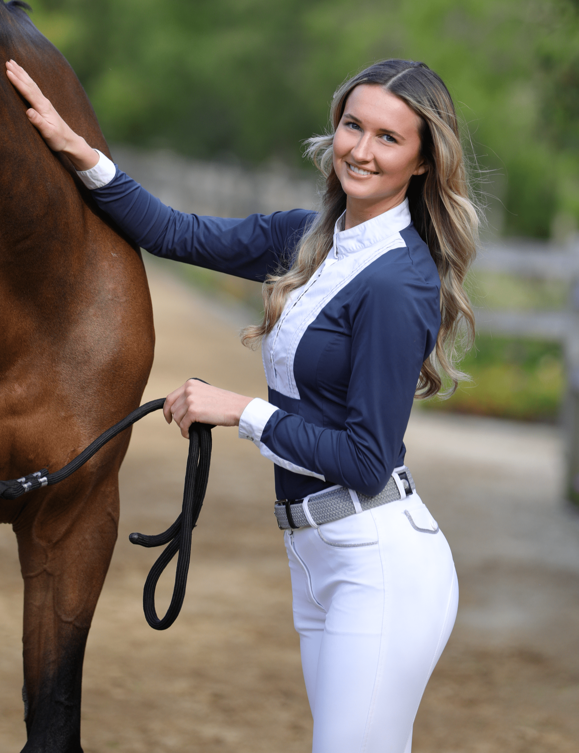 Harcour Ally Womens Long Sleeve Competition Shirt - Harcour USA - Equiluxe Tack