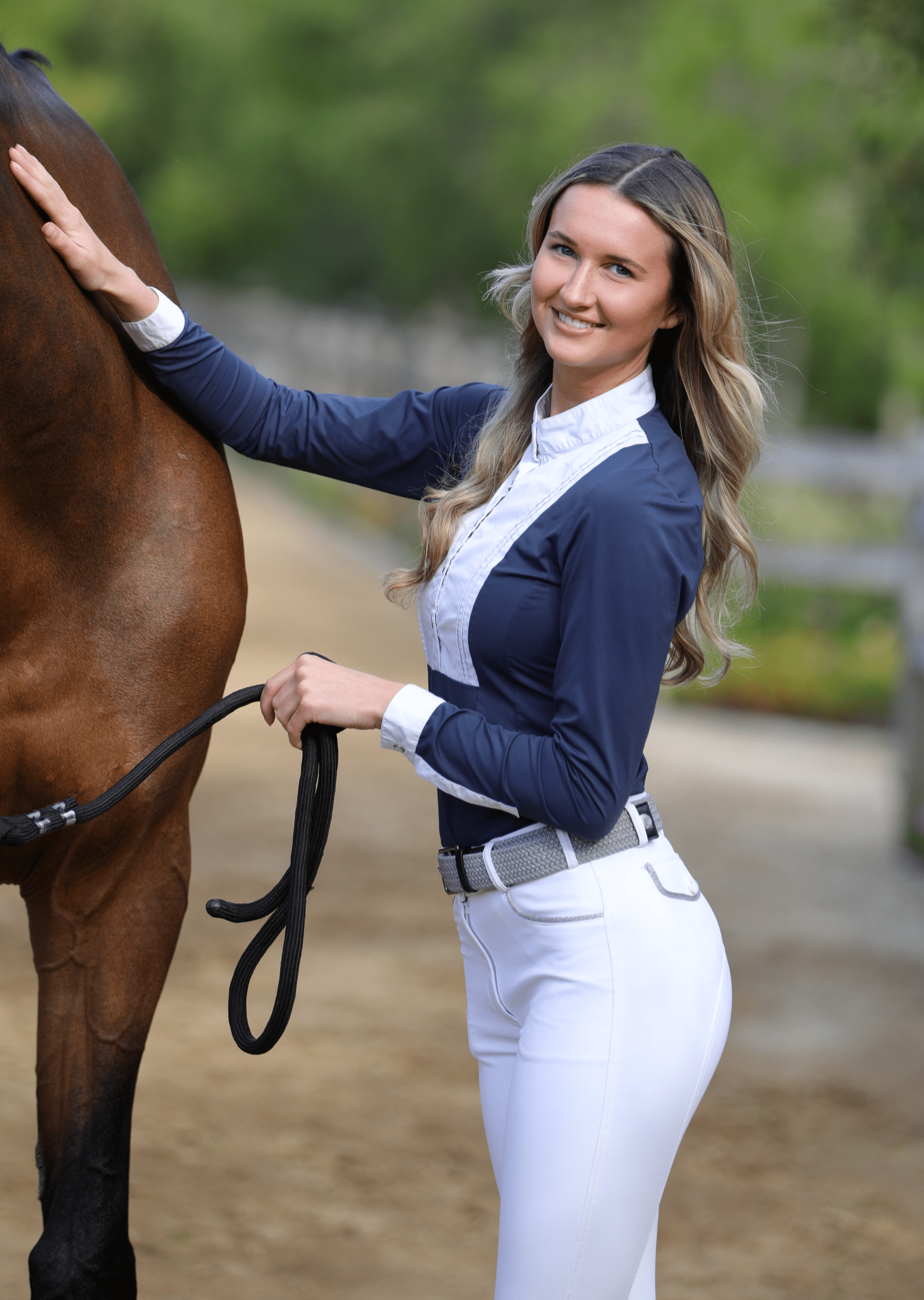 Harcour Ally Womens Long Sleeve Competition Shirt - Harcour USA - Equiluxe Tack