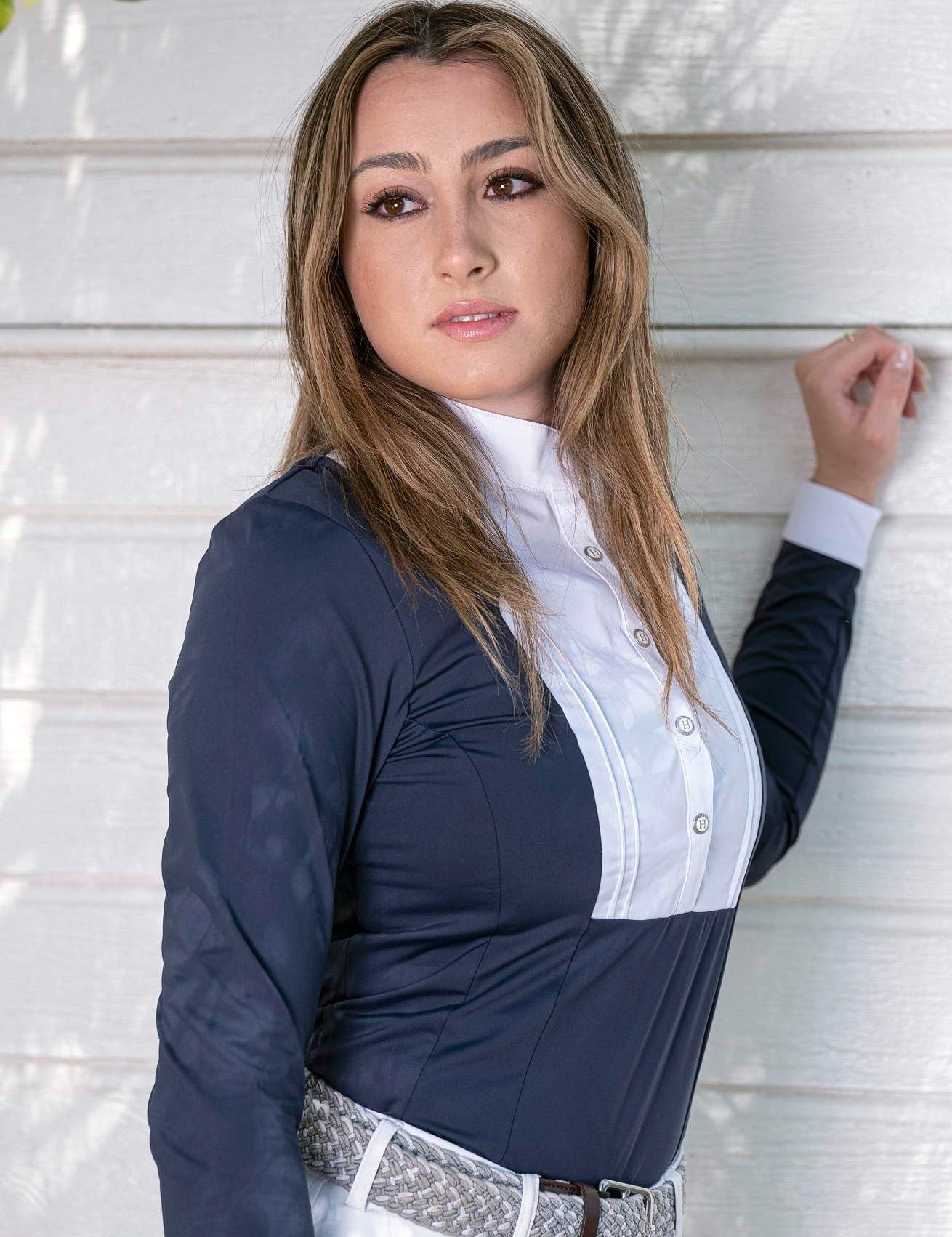 Harcour Ally Womens Long Sleeve Competition Shirt - Harcour USA - Equiluxe Tack