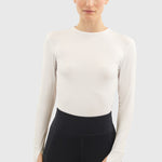 Harcour Bluvea Women's Perforated Long Sleeve Crew Neck - Equiluxe Tack