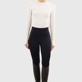 Harcour Bluvea Women's Perforated Long Sleeve Crew Neck - Equiluxe Tack