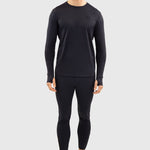 Harcour Bluveo Mens Long Sleeve Crew Neck Exercise Shirt - Equiluxe Tack