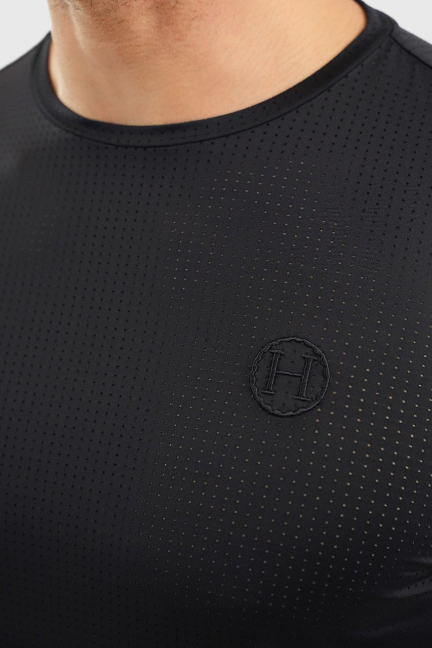 Harcour Bluveo Mens Long Sleeve Crew Neck Exercise Shirt - Equiluxe Tack
