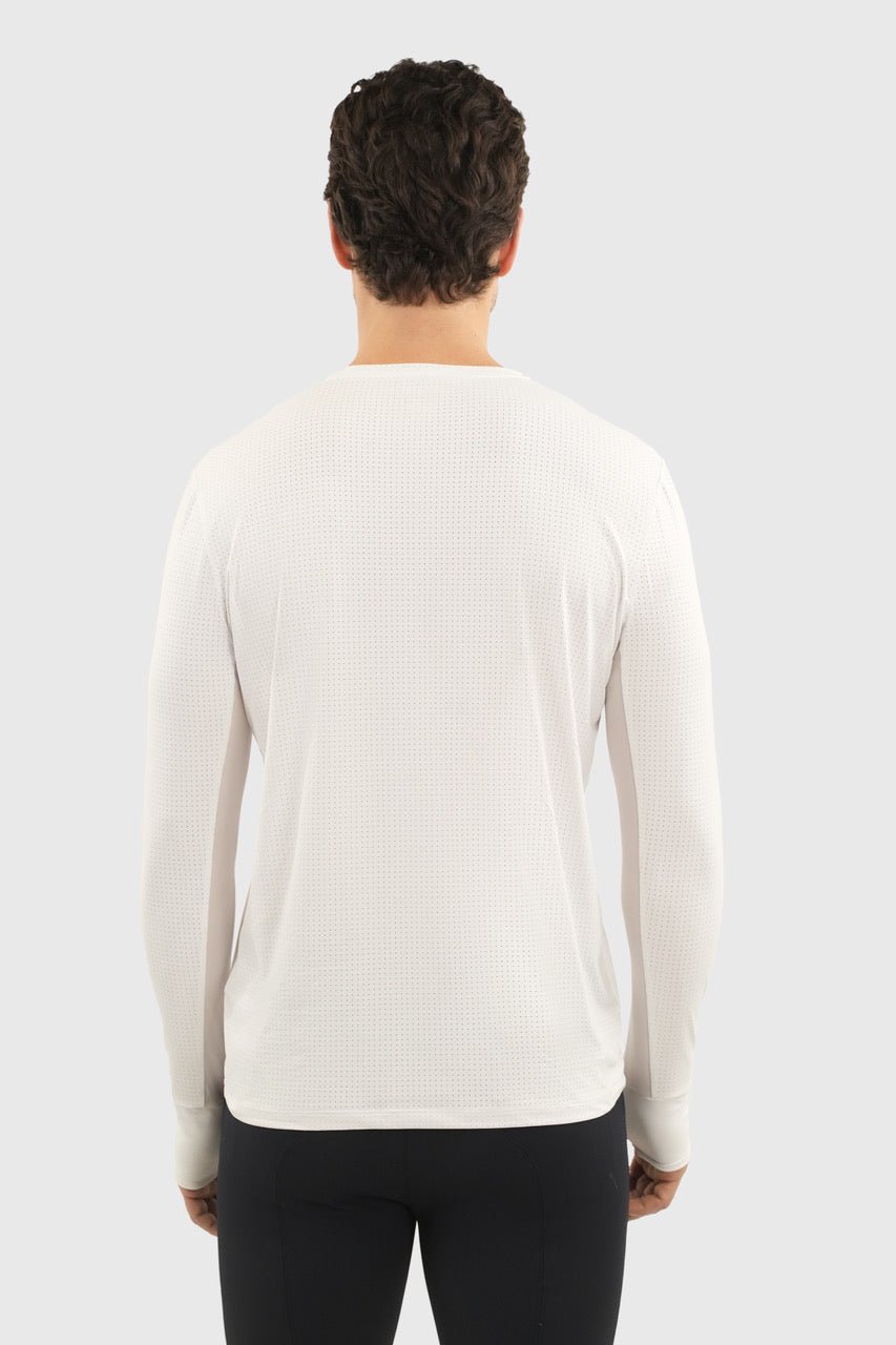 Harcour Bluveo Mens Long Sleeve Crew Neck Exercise Shirt - Equiluxe Tack